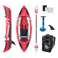 Inflatable Namaka single seat IKAYAK Set - Red Color - Length 250 cm / 8’2’’ - HS-CNC000880 - hydrosport Cressi